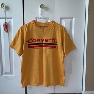 Forever 21 Mustard Corvette Shirt